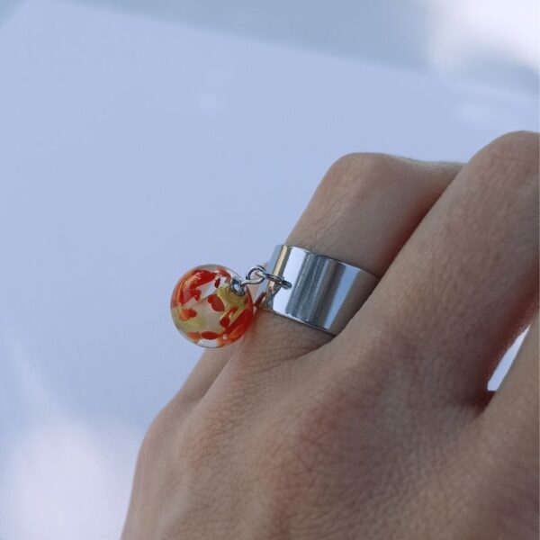 Bague Large Fleurie – Image 5