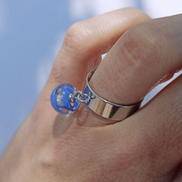 bague fine perle flamboyante marine 240 mon petit uni-verre