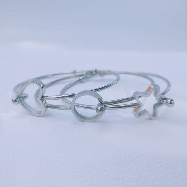 Bracelet jonc boucle Fleurie – Image 7