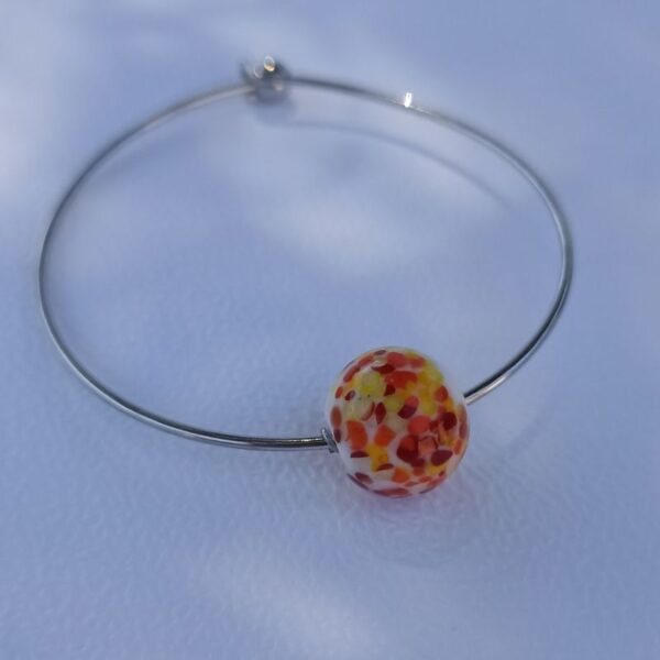 Bracelet jonc bille Céleste – Image 2