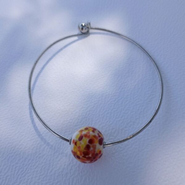 Bracelet jonc bille Céleste – Image 6