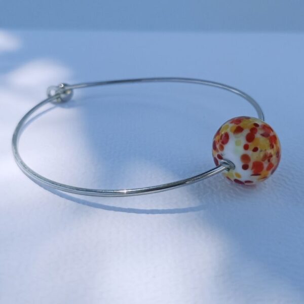 Bracelet jonc bille Céleste – Image 3