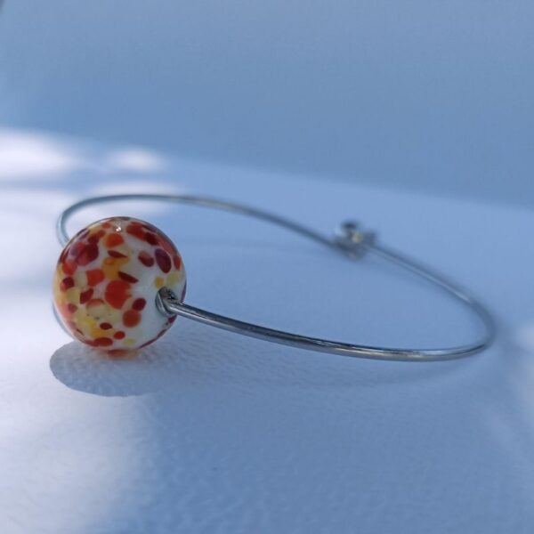 Bracelet jonc bille Céleste – Image 4