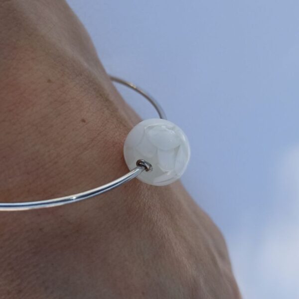 Bracelet jonc bille Evanescente – Image 5