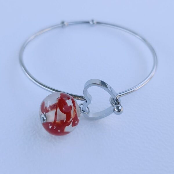 Bracelet jonc boucle Flamboyante – Image 2