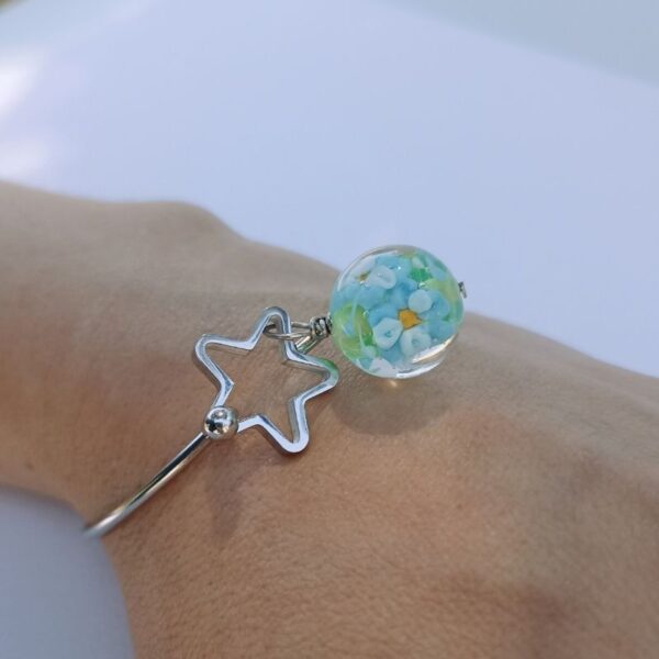Bracelet jonc boucle Fleurie – Image 6