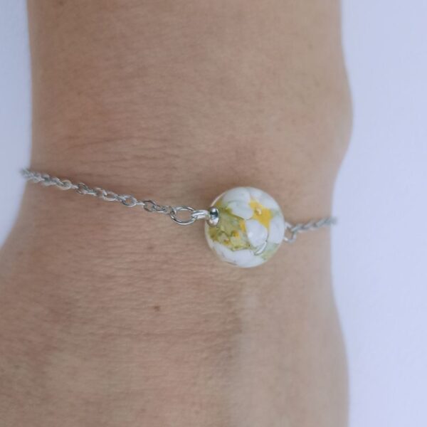 Bracelet maille Fleurie – Image 4
