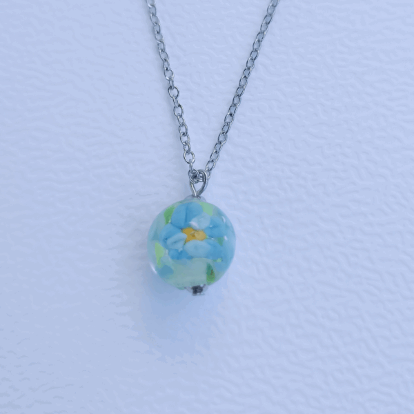 Collier princesse 46cm Fleurie – Image 3