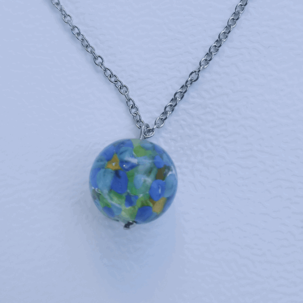Collier sautoir 70cm Fleurie – Image 3