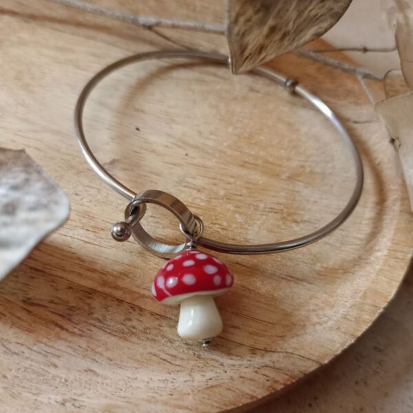 Bracelet Jonc Champignon – Collection Automne – Image 3