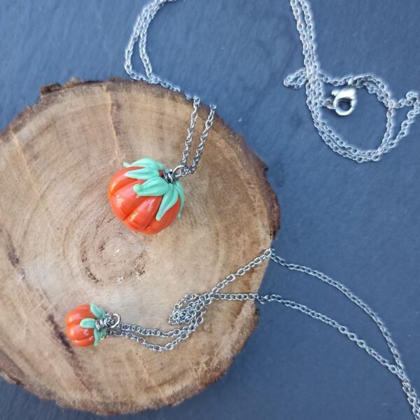 Collier Citrouille – Collection Automne – Image 2