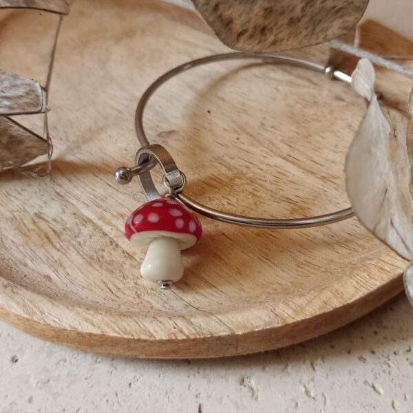 Bracelet Jonc Champignon – Collection Automne – Image 2