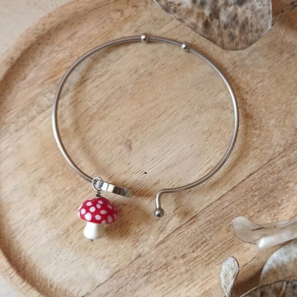 Bracelet Jonc Champignon – Collection Automne – Image 6