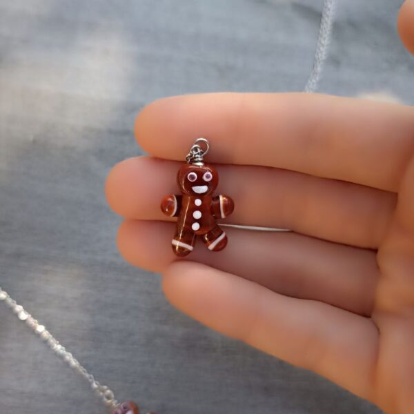Collier Bonhomme en Pain d’Épice – Collection Automne – Image 2