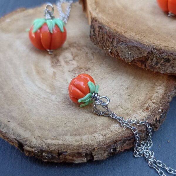 Collier Citrouille – Collection Automne – Image 4