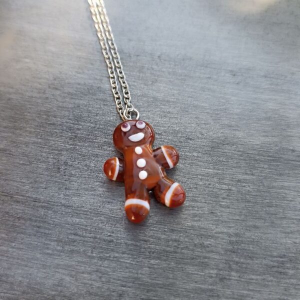 Collier Bonhomme en Pain d’Épice – Collection Automne – Image 6