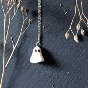 collier fantôme en verre de Murano Mon petit uni-verre
