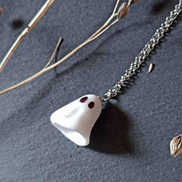 Collier Fantôme – Bijou d’Halloween et d’Automne – Image 4