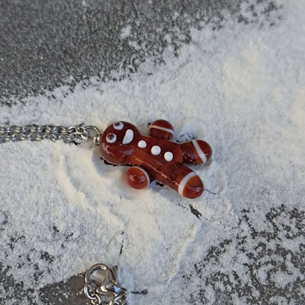 Collier Bonhomme en Pain d’Épice – Collection Automne – Image 7
