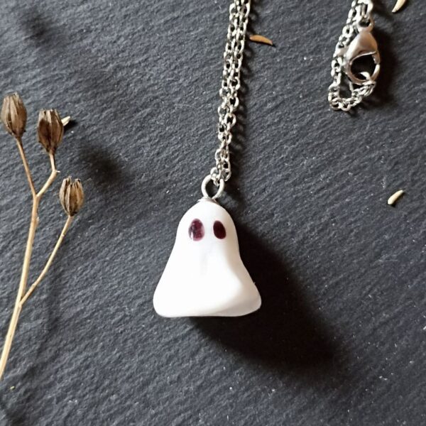 Collier Fantôme – Bijou d’Halloween et d’Automne – Image 5